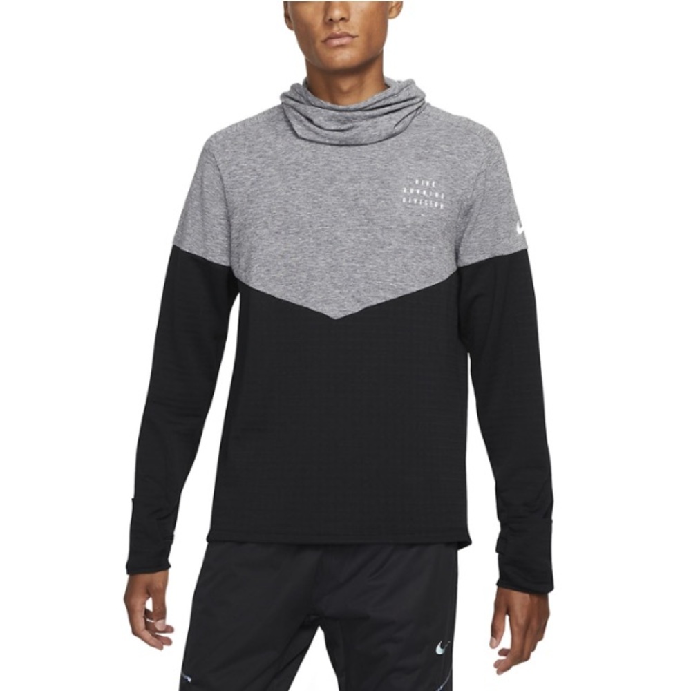NIKE THERMA-FIT RUN DIVISION SPHERE FLEECE RUNNING TOP